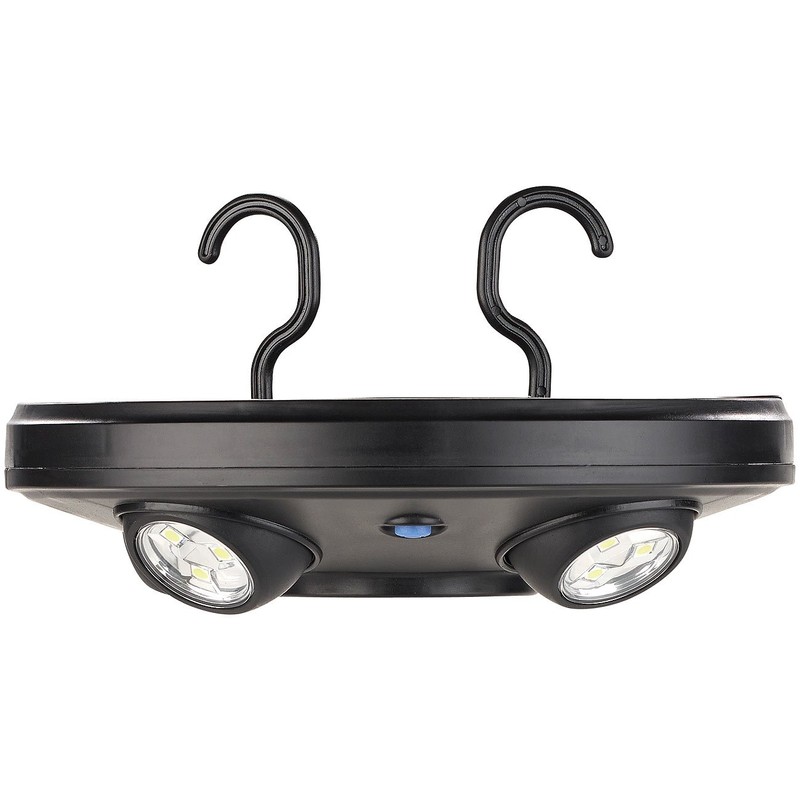 Luminea Parasol Light: LED Umbrella Light with 4 Rotating &