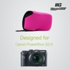 MegaGear Ultra Light Neoprene Case with Carabiner for Canon G3X
