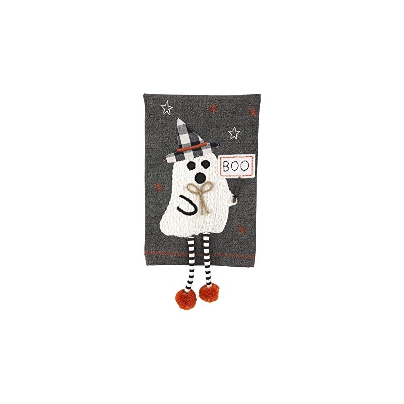 Mud Pie Dangle Leg Towel, Boo Ghost