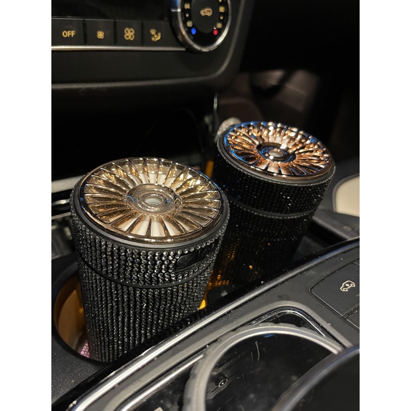 Generic Car Humidifier (Bling Black)