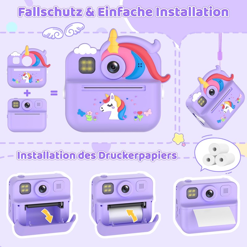 Fippesax Instant Camera Children
