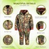 TrailCrest by Treel - Conjunto de sudadera de algodón con