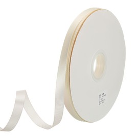 PATIKIL 1/2" x100Yard Polyester Satin Ribbon, Single Faced Grosgrain Ribbon Solid Fabric Ribbon for Crafts Wedding Party Gift Wrapping, Beige