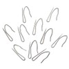 10Pcs Curtain Drapery Pin Hooks - Silvery