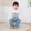 WZTYYDS Baby Boy Clothes Funny Letter Long Sleeve Sweatshirt Pullover