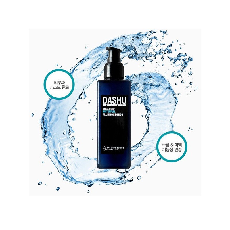다슈 맨즈 아쿠아 딥 워터풀 올인원 로션 153ml/남자 Dasu Men's