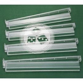 Mahjong Racks,4PCS Clear Acrylic Mahjong Racks with Pushers,American Mahjong Accessories Mahjong Gifts Transparency