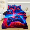 ASKOTU Twin Gamer Bedding Sets for Boys Teen, 4 Piece