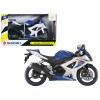 DCD 2008 Suzuki GSX-R1000 Blue Bike Motorcycle 1/12 by New Ray