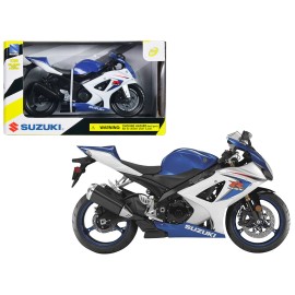 DCD 2008 Suzuki GSX-R1000 Blue Bike Motorcycle 1/12 by New Ray
