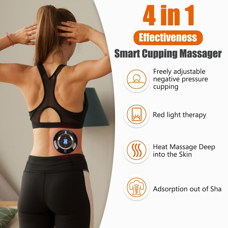 2 PCS Electric Cupping Therapy Set, 4 in 1 Electric