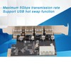 PCIE to USB 3.0 Expansion Card with 4 USB3.0 Ports