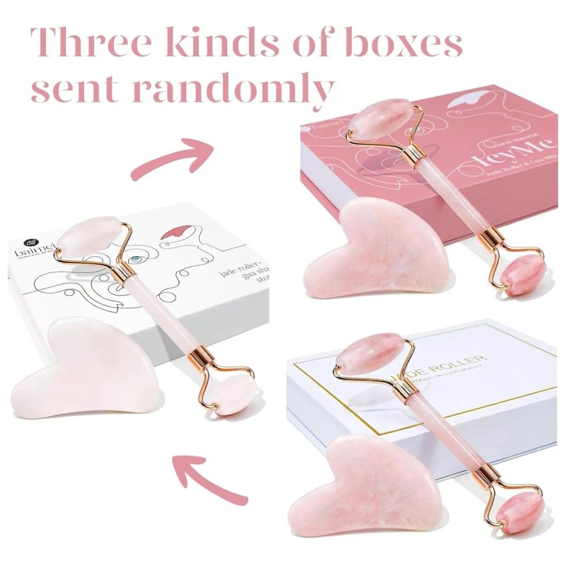 Jade Roller & Gua Sha, Face Roller, Facial Beauty Roller