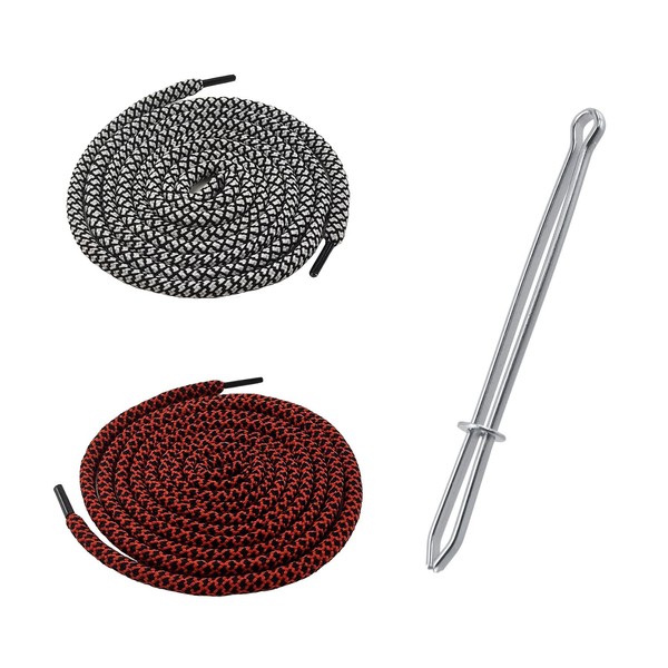 BOROLA 2Pcs 51 Inch Cotton Drawstring Cord Replacement Drawstrings for