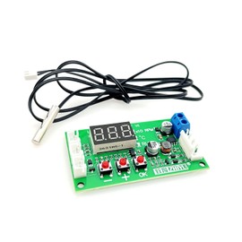 JZK Digital PWM Driver Module, DC 12V 24V 48V PWM 4-Wire Fan Temperature Controller Speed Governor Display Module for PC Fan, PWM Temp Module