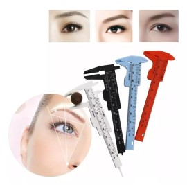 KFMX Calibrador Vernier Medidor Para Cejas Extensión De Pestañas