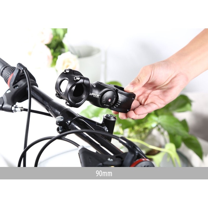 FOMTOR Bike Adjustable Stem 25.4mm 0~60 Degree WAKE Adjustable Handlebar