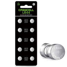 L1154f Battery LR44 AG13 L1154 a76 357 303 sr44 Batteries 1.5V Button Coin Cell Batteries (10 Count)