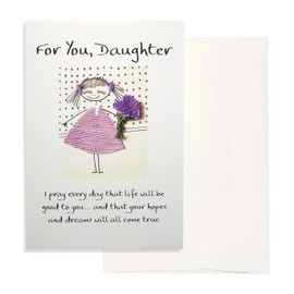 Blue Mountain Arts Greeting Card “For You, Daughter” Is the Perfect Birthday, “Thinking of You,” or “Just Because” Card for a Daughter Who Is an Absolute Gem, by Douglas Pagels
