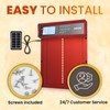 Okkobi Automatic Chicken Coop Door Solar Powered - LCD Display