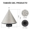 Broca Biselada De Diamante 2pulgadas Cerámica Granito 58-11