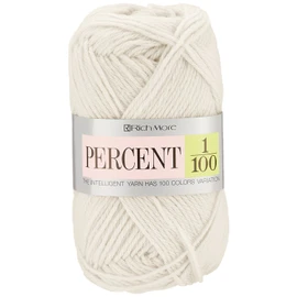 Hamanaka 017 Richmore Percentage Wool Yarn, Medium Thick, Col.1 White, 1.4 oz (40 g), Approx. 472.2 ft (120 m)