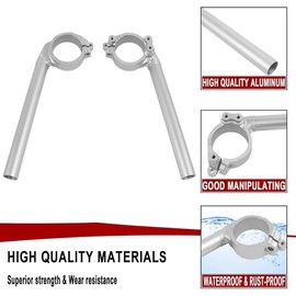 Agarraderas de manubrio de 7/8 pulgadas de 22 mm con bloqueo de leva a presión, empuñaduras de repuesto para CRF SXF EXC Motocross Dirt Bike-Rojo