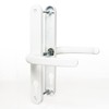 UPVC Door Handles Set Suits Fullex Locks - White -