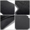SDeelCase OE 4 Pcs Factory Fitment F&R Black Carpets Nylon