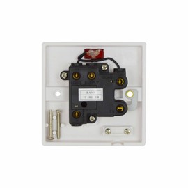 STATUS Fused Spur Switch | 13amp Fused Switch | Single White Plastic with Light Indicator | S13AFSSWNB4