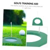 GRIRIW Golf Putting Practice Cups Set Portable Plastic Training Aid