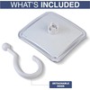 MIRRORVANA Hangable Fogless Shower Mirror for Shaving with 360° Swivel