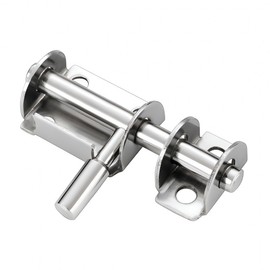 Stainless Steel Bathroom Door Flush Bolt Latch for Restrooms/Changing Rooms Safety Latch 5ea