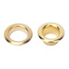Grommet Eyelets, 100Pcs 6mm Brass Eyelets with Gaskets for Leather