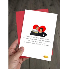 Gavin and Stacey Finale Birthday/Anniversary Card - Nessa and Smithy Quote - cute anniversary card for her - funny birthday card for him