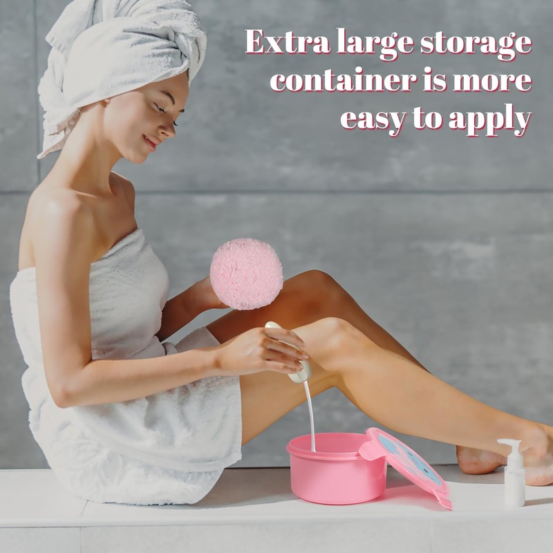 Extra Soft Powder Puff, 6" x 3" Large Body Powder