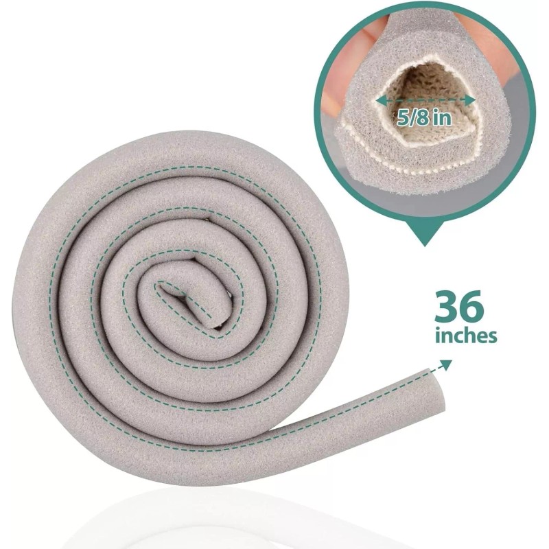 Ultrassist Tubular Foam Toe/Finger Sleeve with Overlap Small 5/8" Inch