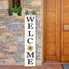 Interchangeable Welcome Sign for Front Porch Standing 47"X8" Outdoor Large