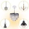 Chandelier Canopy Kit, ECUDIS 5 1/8 Ceiling Lighting Modern Steel
