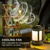 LUX OUTDOOR 3-in-1 Camping Fan with Flashlight & Lantern –