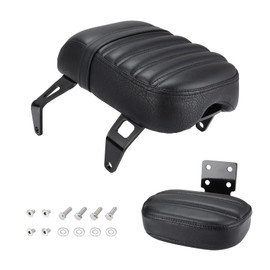 FIASRAC Passenger seat Compatible with Indian Scout Bobber 2018-2023 Passenger Backrest & Seat Replace OEM Number: 2882853-VBA (Black)