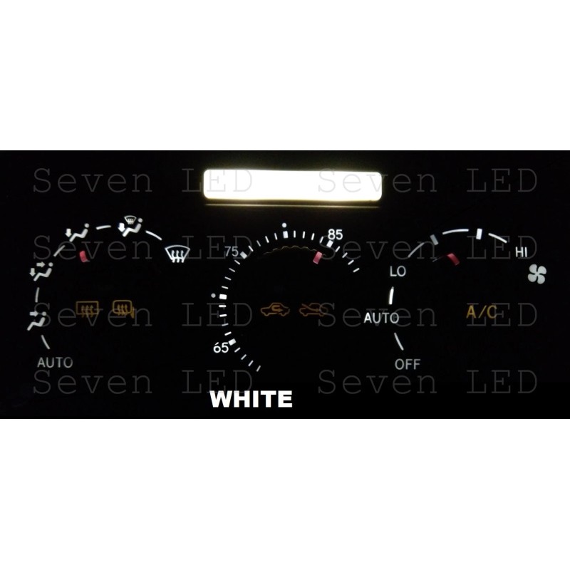 SevenLED Replacement Climate Control and Clock Led bulbs for Lexus