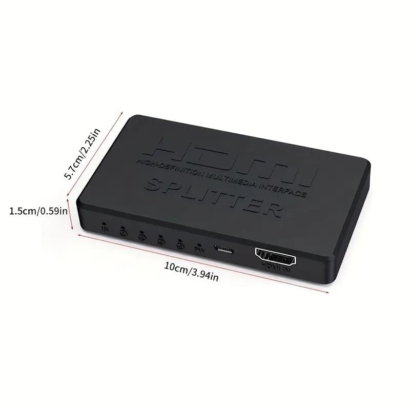 4K Ultra HD HDMI Splitter - 1 Input, 4 Outputs