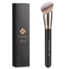 TEOYALL Angled Foundation Contour Brush, Synthetic Kabuki Brush for Concealing