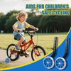 2 Bicycle Stabilisers for Children, Stabilisers, Auxiliary Wheels, Flash Wheels,