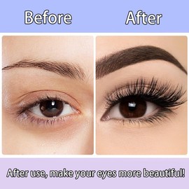 Magnetic Eyelashes Natural Look, Magnetic Lashes with Applicator, 2 Pair Reusable Eyelashes Magnetic Lashes, Easy to Wear and Remove
