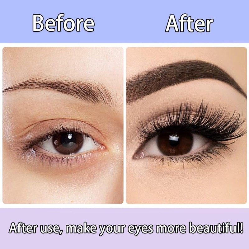Magnetic Eyelashes Natural Look, Magnetic Lashes with Applicator, 2 Pair