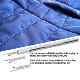 Seam Ripper, Metal Seam Ripper Set with Replacement Blade, Aluminum Alloy Handle, Seam Ripper, Stitch Remover, Thread Cutter, Tool for Sewing Crafts,
