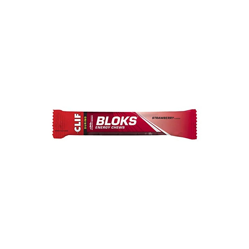 Clif Bloks Strawberry Sports Supplements, 60 g