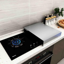 HJJKKH Stove Top Cover - Stainless Steel Stovetop Noodle Board for Cooktop RV Sink Electric Stove - L14.6" x W21.3" x H2.76"